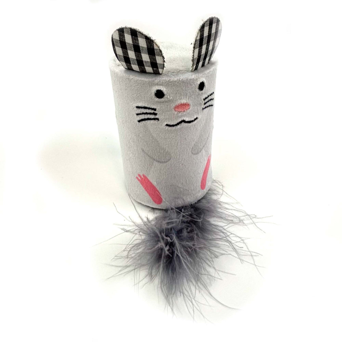 Tabby Patch Mouse Rattle & Roll Cat Toy