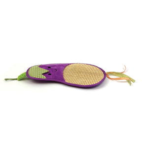 Tabby Patch Aubergine Door Hanger Cat Scratcher