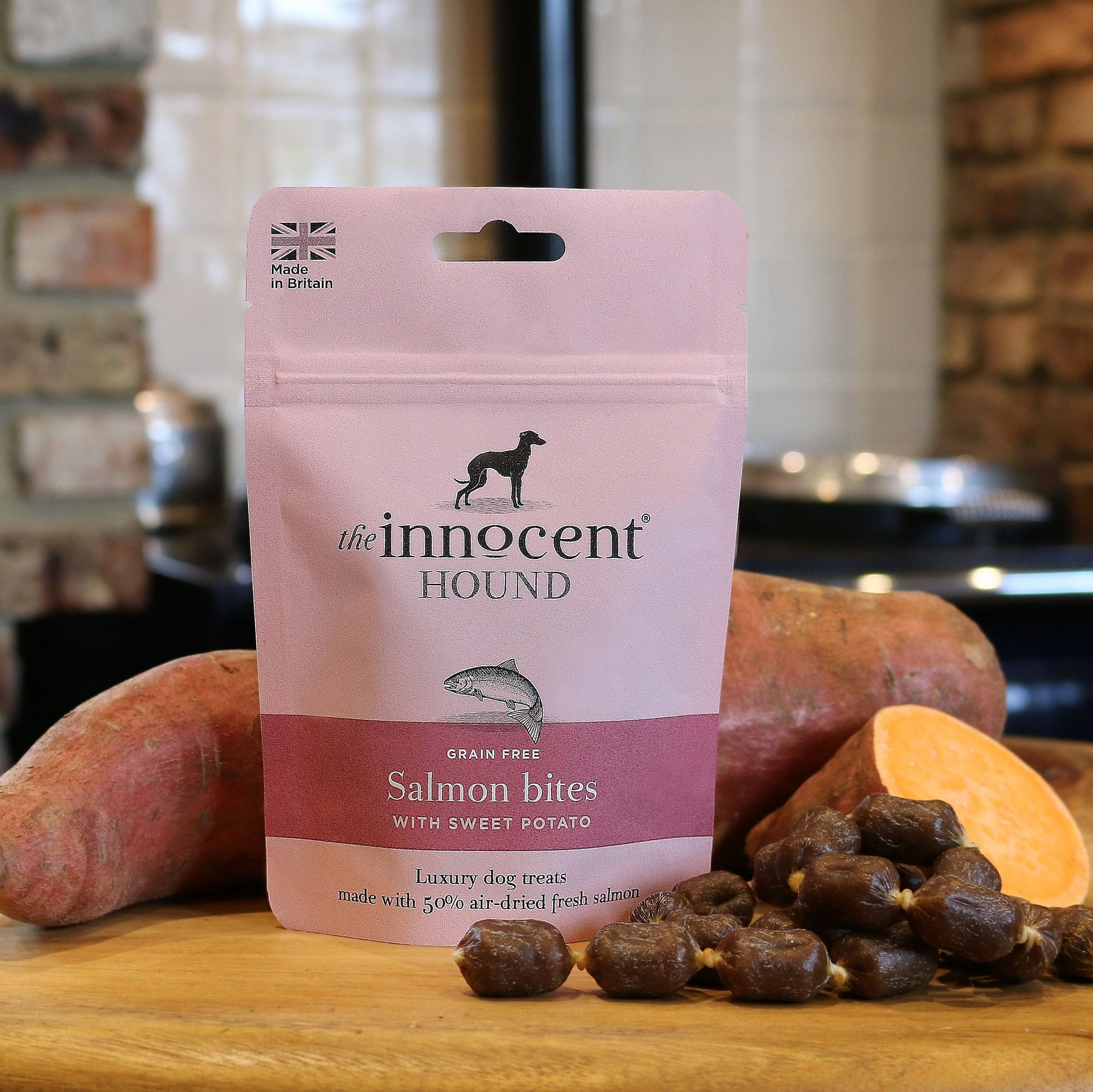 Innocent Hound Salmon Bites Sweet Potato