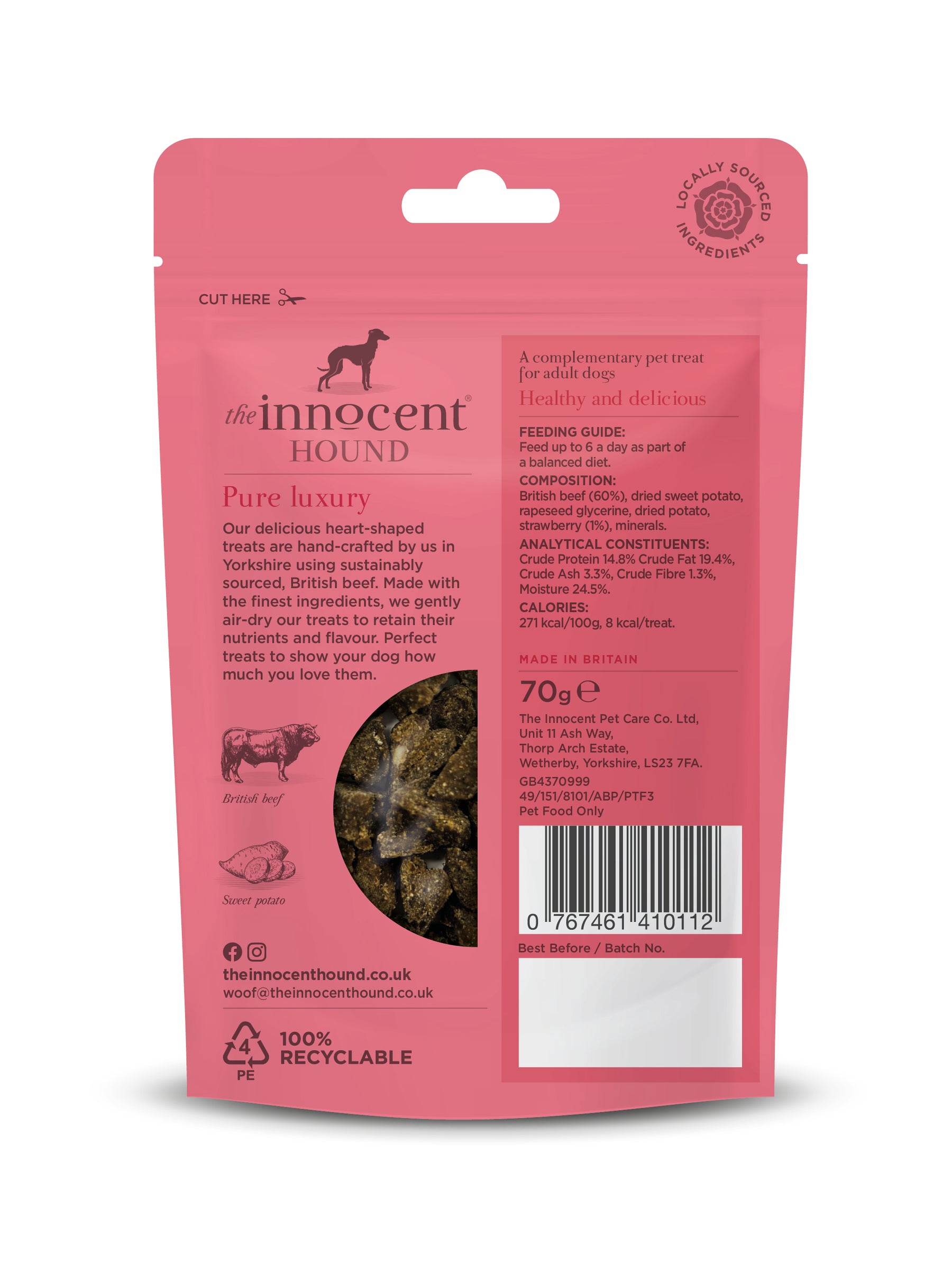Innocent Hound Strawberry Crush Hearts