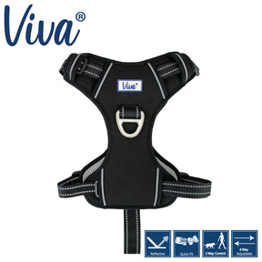 Viva Exercise & Travel Harness Black (4 sizes)