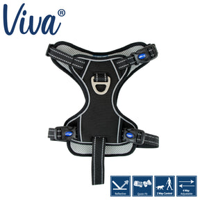 Viva Exercise & Travel Harness Black (4 sizes)