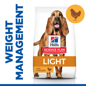Hill's™ Science Plan Mature Adult 7+ Light Medium Dry Dog Food Chicken Flavour 14kg