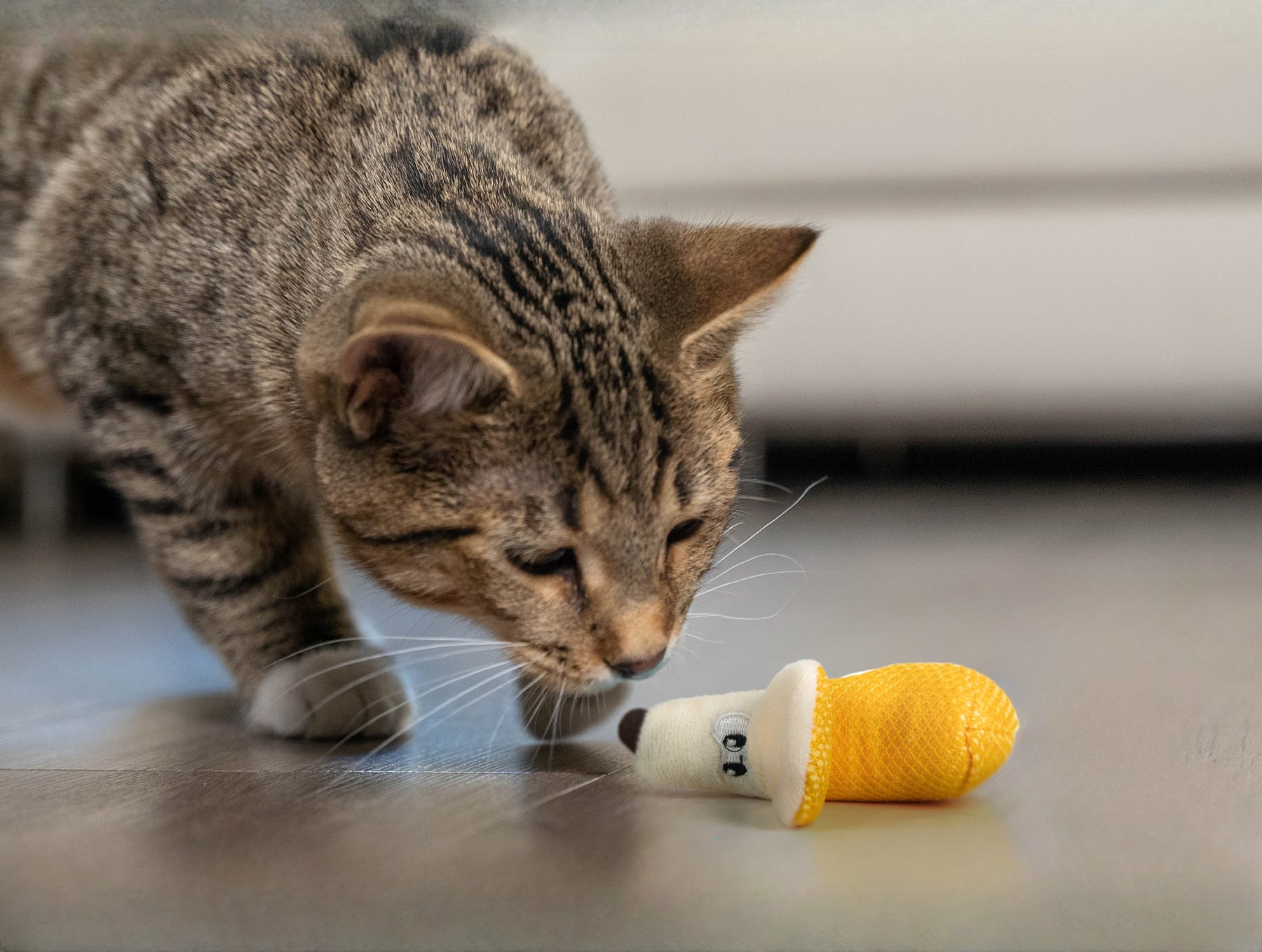Nina Ottosson Catstages Dental Banana Cat Toy - Main Image