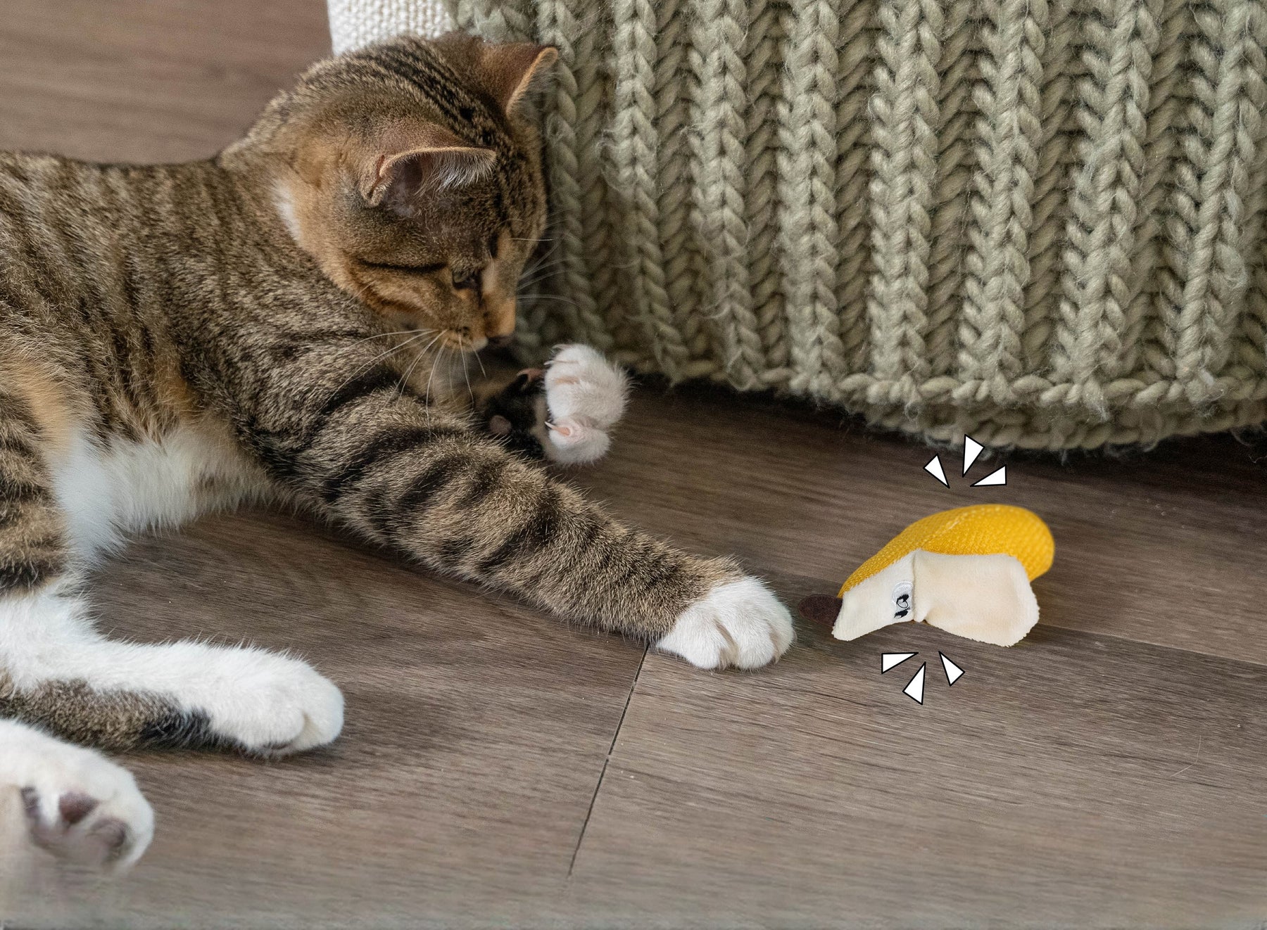 Nina Ottosson Catstages Dental Banana Cat Toy