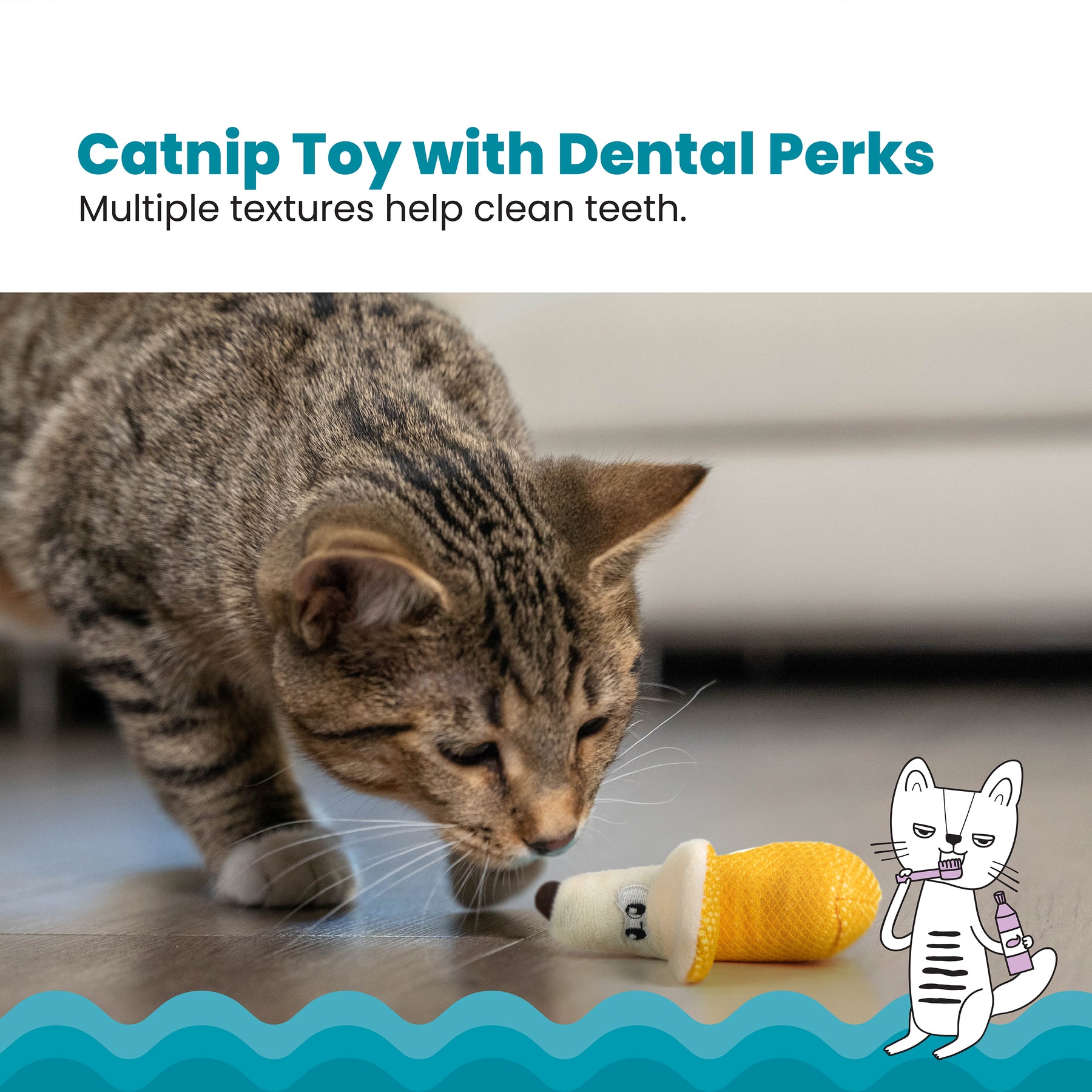 Nina Ottosson Catstages Dental Banana Cat Toy