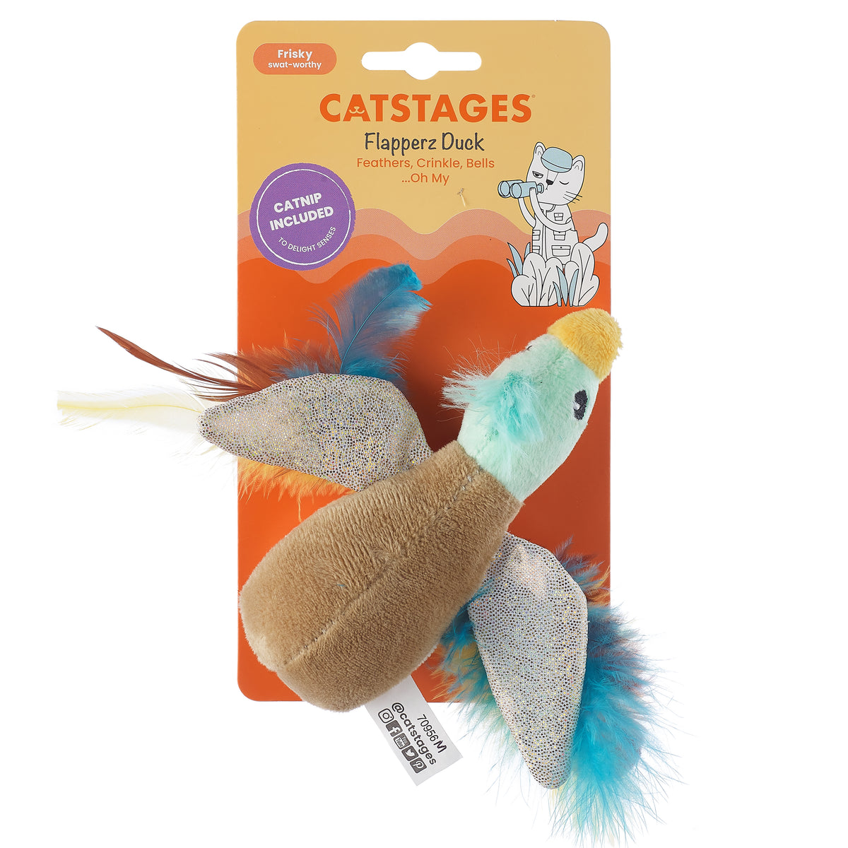 Nina Ottosson Catstages Flapperz Duck  Cat Toy