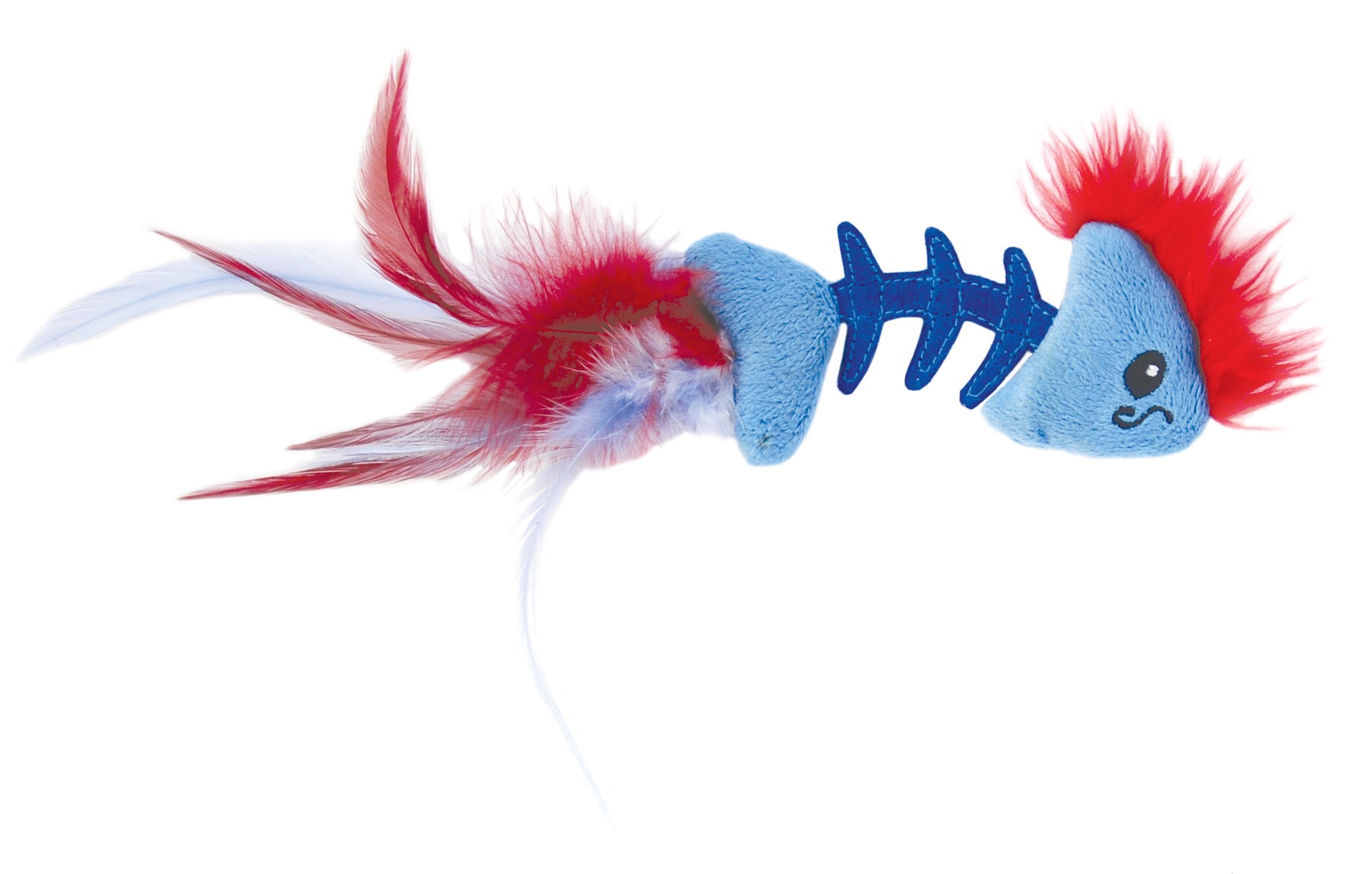 Nina Ottosson Catstages Feather Fish Bone Cat Toy