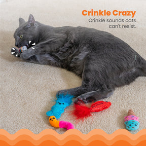 Nina Ottosson Catstages Kitty Sweet Treats 6 pack Cat Toys