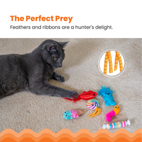 Nina Ottosson Catstages Kitty Sweet Treats 6 pack Cat Toys