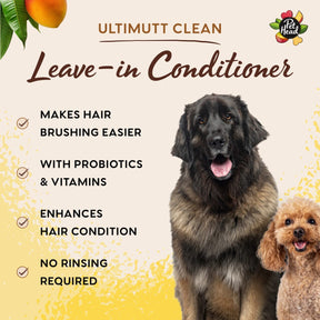 Pet Head Ultimutt Clean 3-in-1 Leave-in Conditioner
