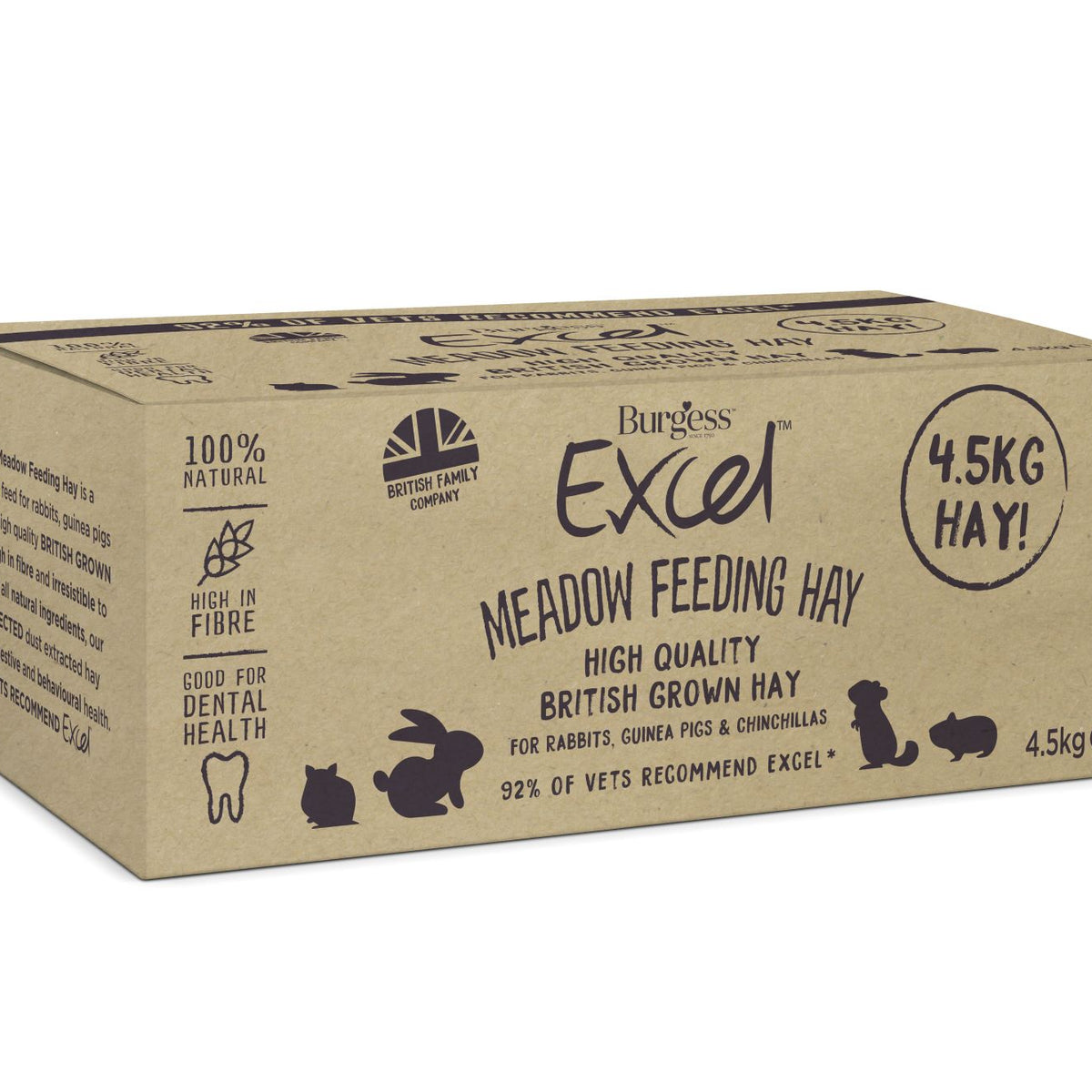 Burgess Excel Meadow Feeding Hay Box 4.5kg