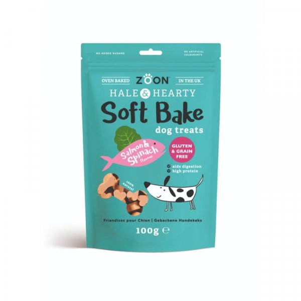 Zoon Soft Bake Salmon & Spinach Treats