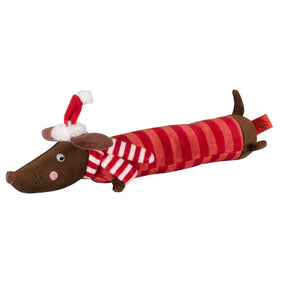 Zoon Festive Frankie Sausage PlayPal Dog Toy