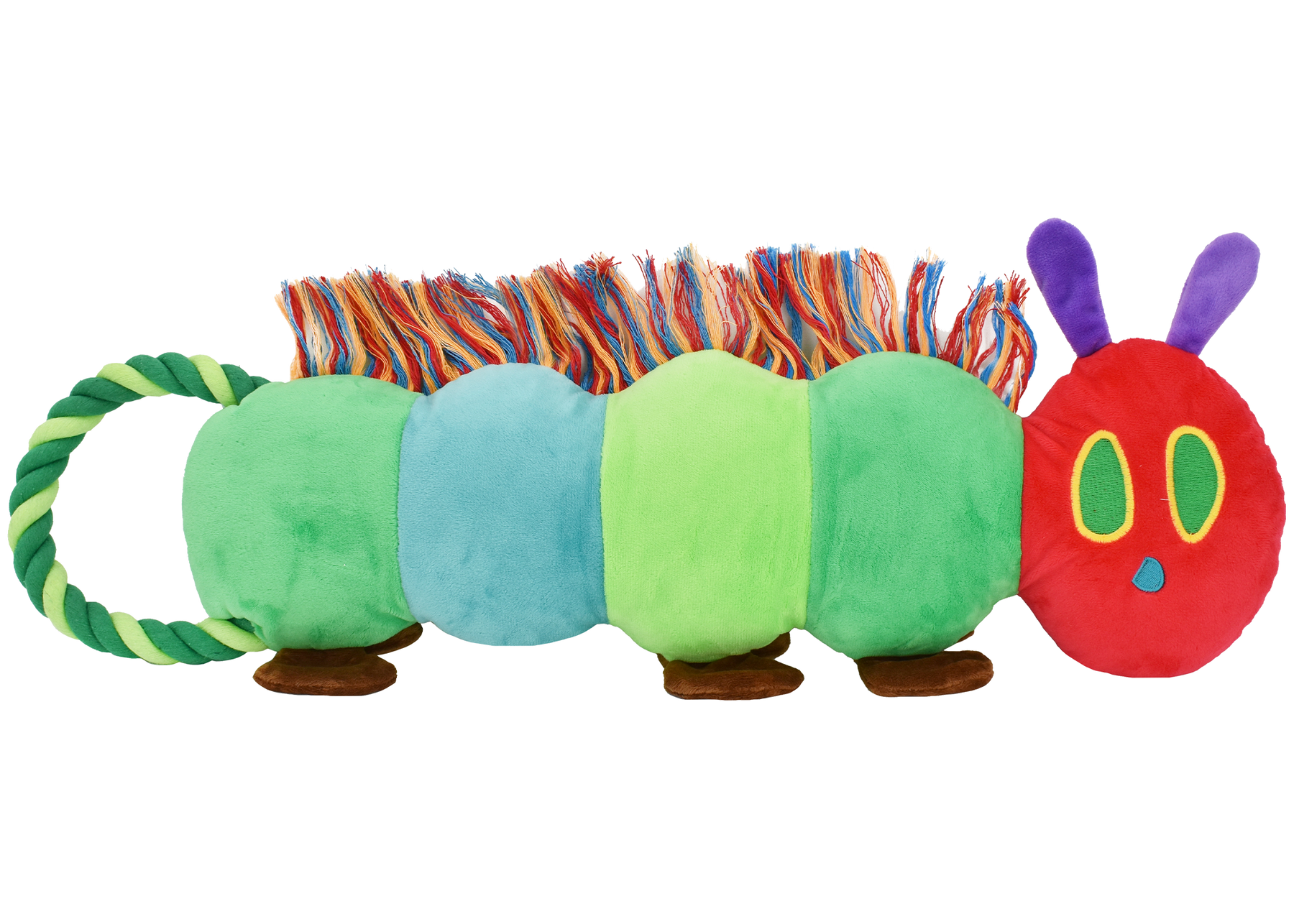 Very Hungry Caterpillar Rope Tug Dog Toy (3 sizes)