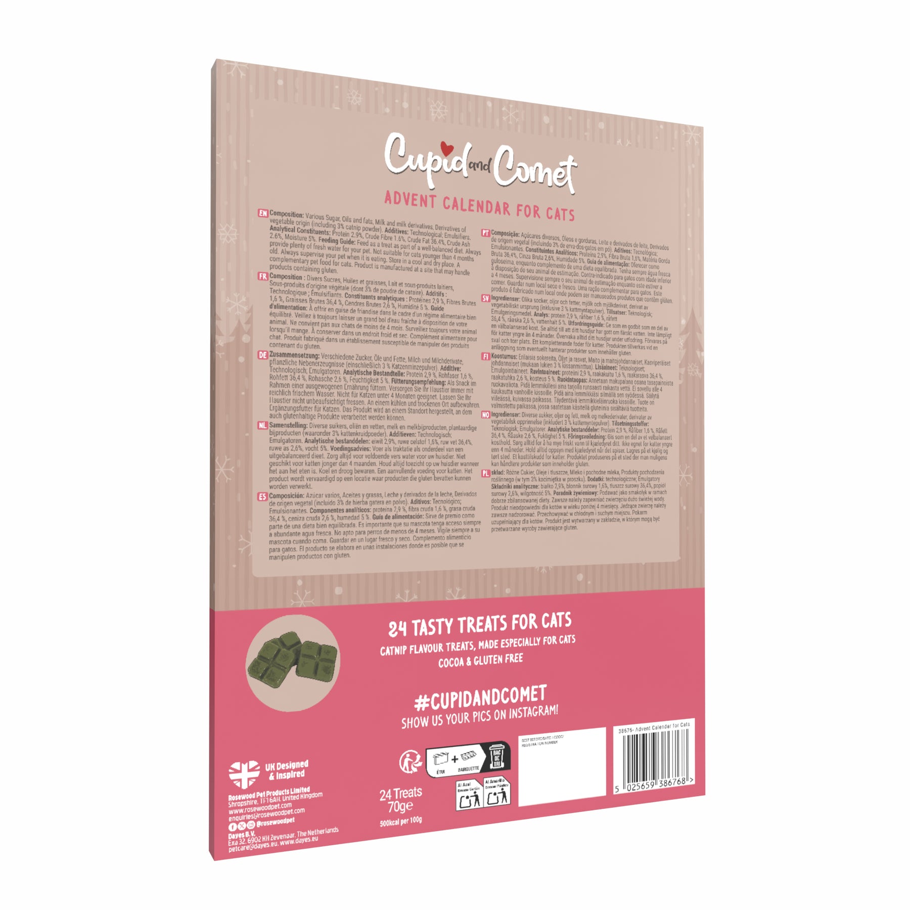 Rosewood Yoghurt and Catnip Advent Calendar for Cats