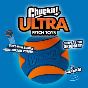 Chuckit! Ultra Squeaker Ball Med (2Pk)