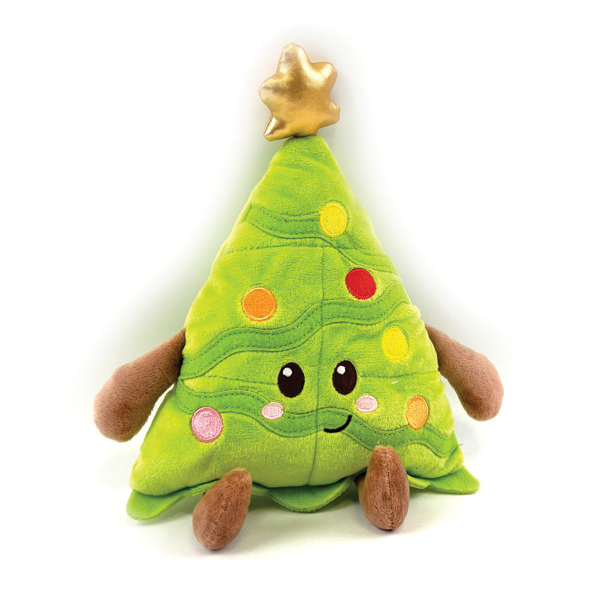 Happy Pet Cooper Christmas Tree Multi Squeaker
