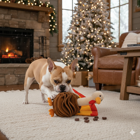 Happy Pet Tommy Turkey Snuffle Ball Dog Toy