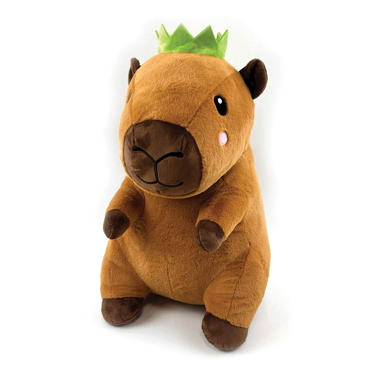 Happy Pet Corby Capybara Plush Dog Toy