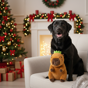 Happy Pet Corby Capybara Plush Dog Toy