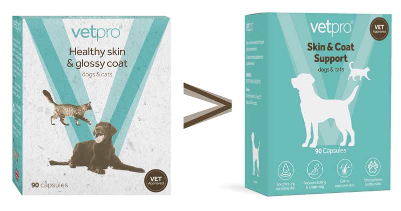 Vetpro Healthy Skin & Glossy Coat - 90 capsules