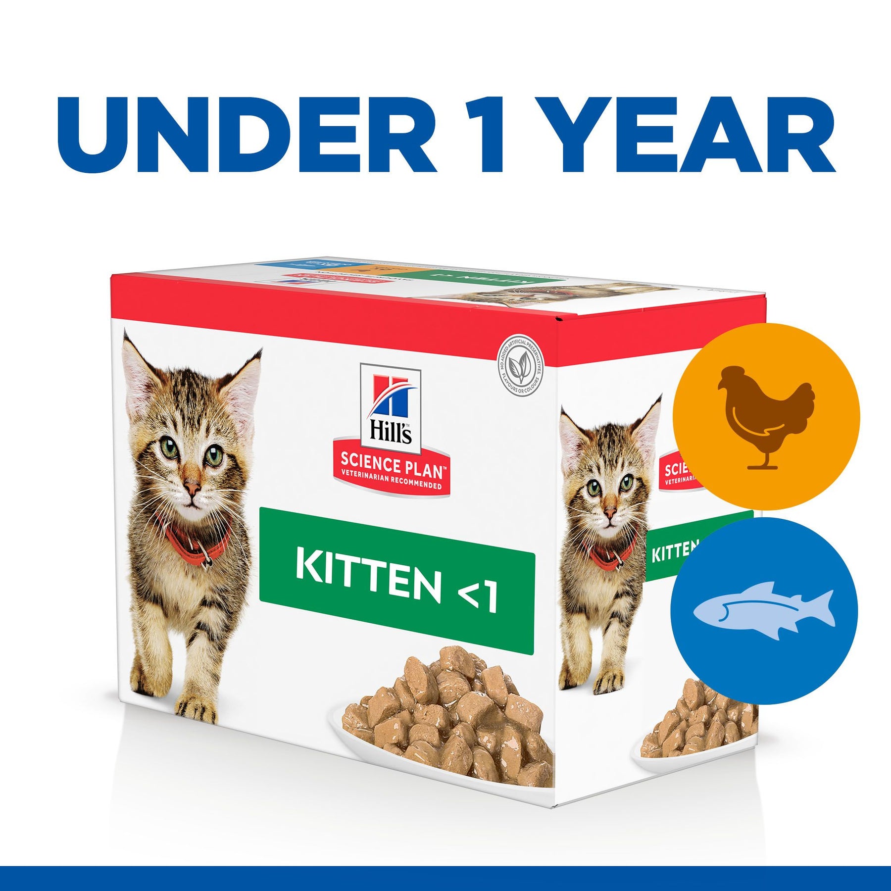 Hill's™ Science Plan Kitten Wet Multipack Chicken & Ocean Fish 85g