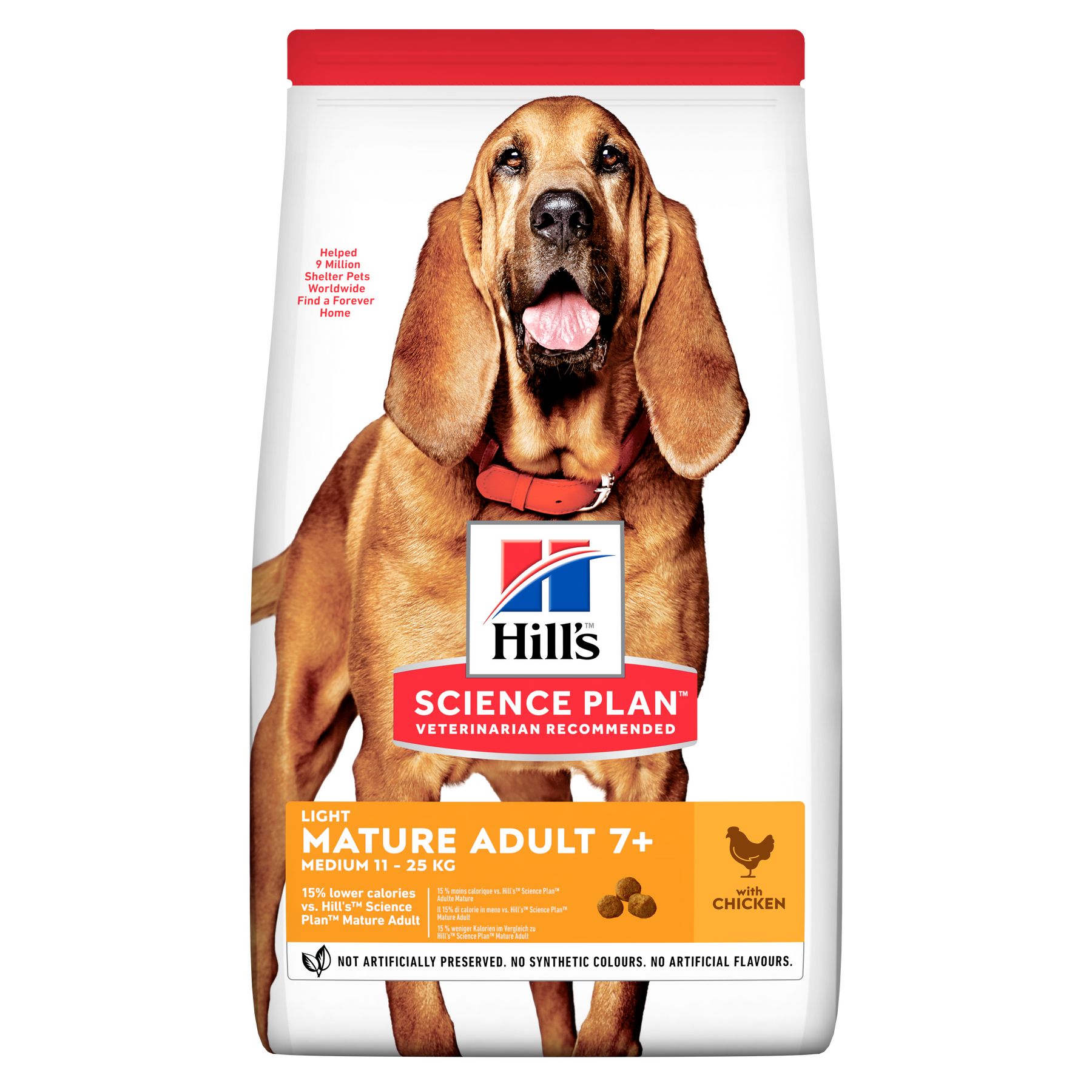 Hill's™ Science Plan Mature Adult 7+ Light Medium Dry Dog Food Chicken Flavour 14kg