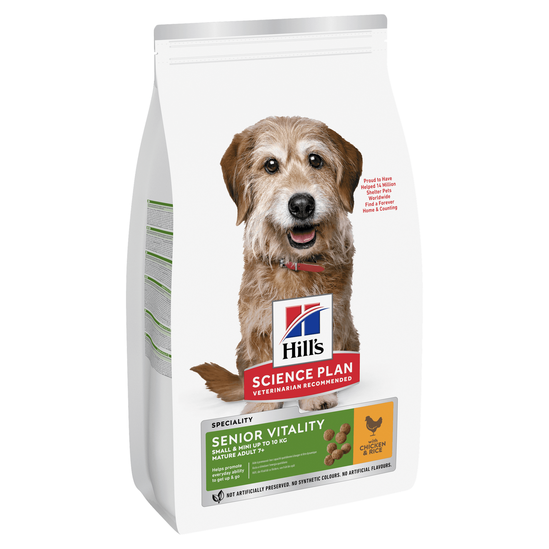 Hill's™ Science Plan Senior Vitality Mature Adult 7+ Small & Mini Breed Dry Dog Food with Chicken & Rice 6kg