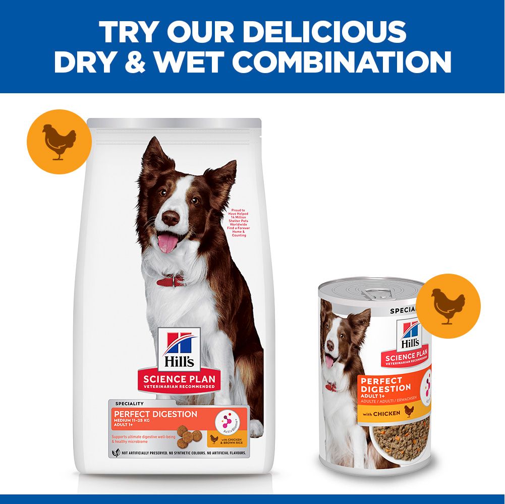 Hill's™ Science Plan Perfect Digestion Adult Medium Dry Dog Food Chicken & Brown Rice