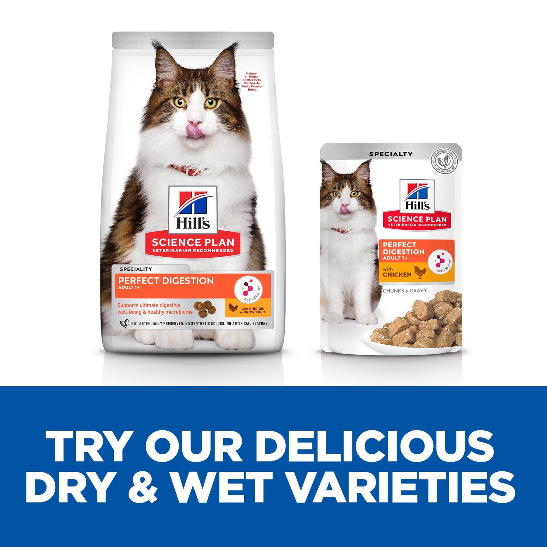 Hill's™ Science Plan Perfect Digestion Adult Wet Cat Food with Chicken