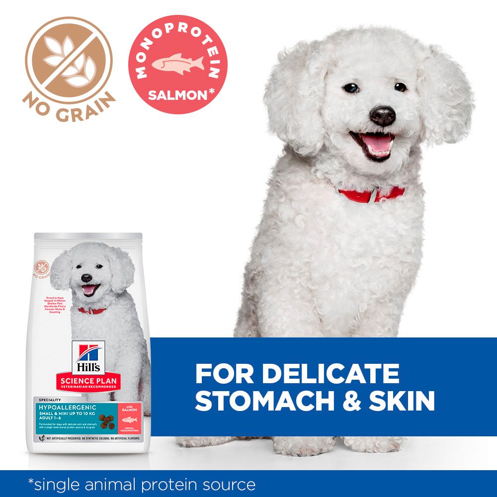 Hill's™ Science Plan Hypoallergenic Adult Small & Mini Breed Dry Dog Food with Salmon 1.5kg