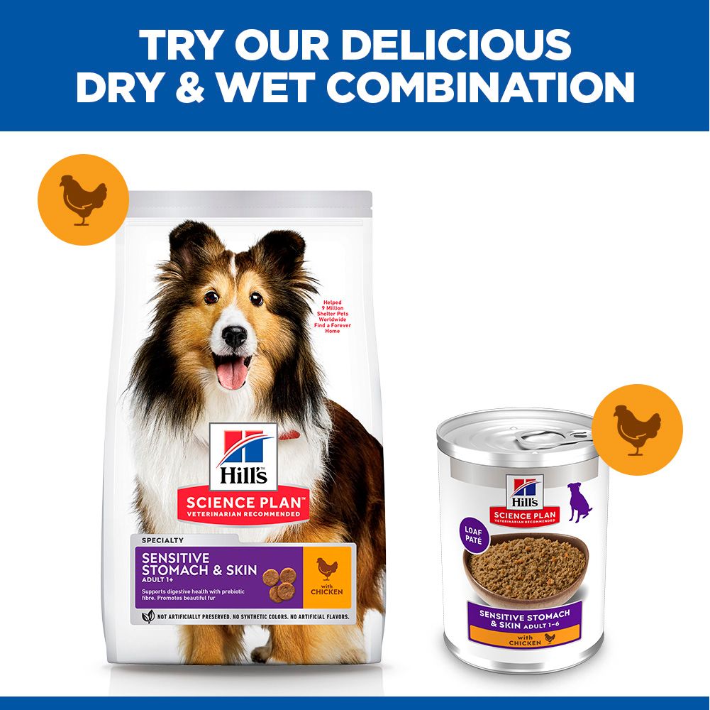 Hill's Science Plan Canine Adult Sensitive Stomach & Skin Chicken