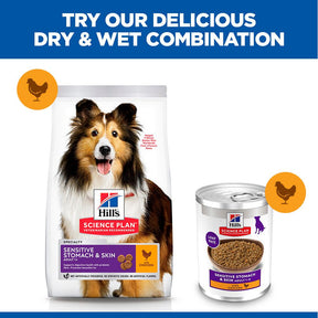Hill's Science Plan Canine Adult Sensitive Stomach & Skin Chicken