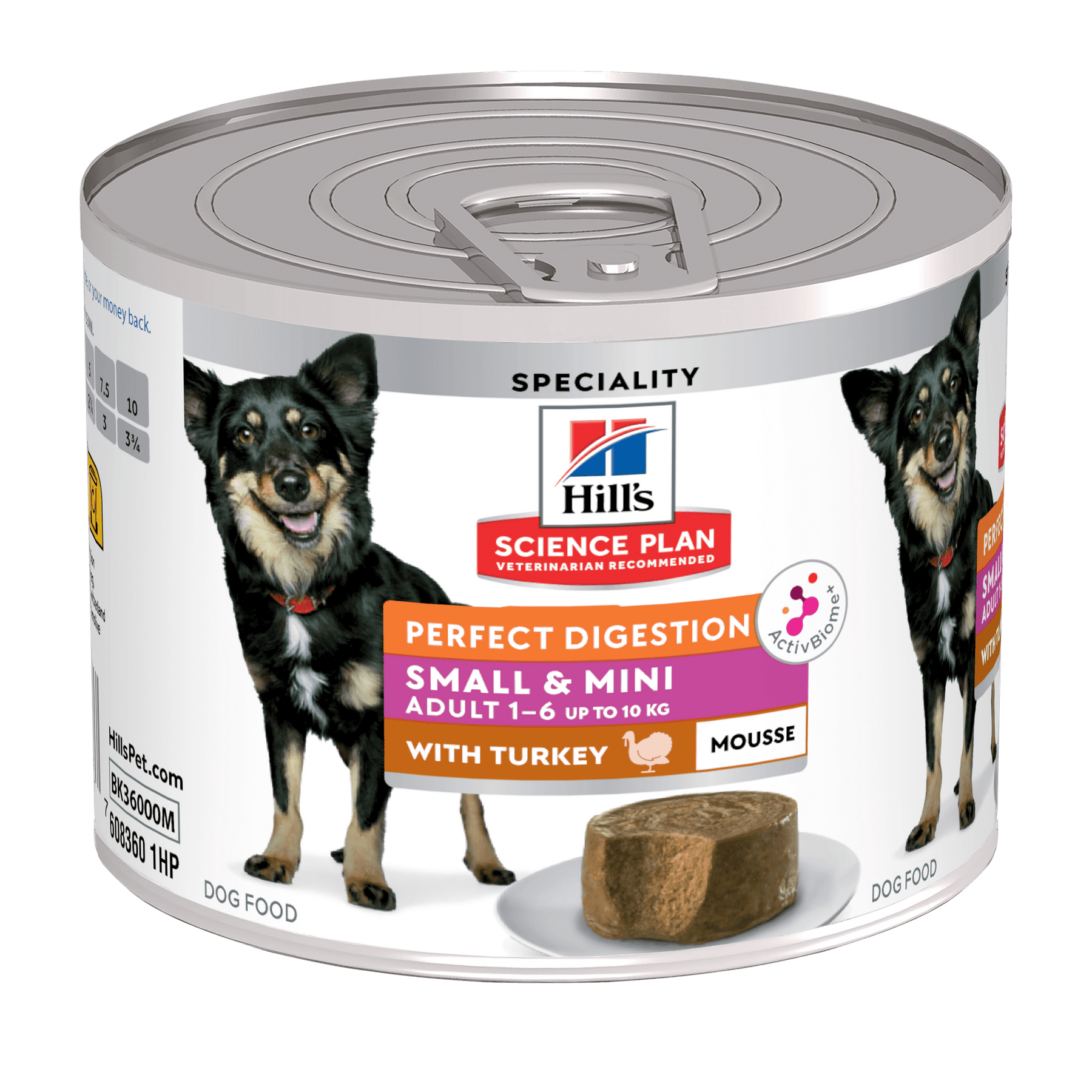 Hill's™ Science Plan Perfect Digestion Adult Small & Mini Dog Mousse with Turkey