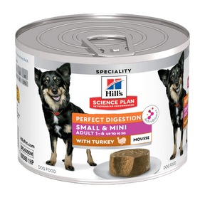 Hill's™ Science Plan Perfect Digestion Adult Small & Mini Dog Mousse with Turkey