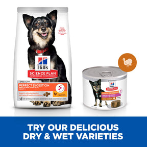 Hill's™ Science Plan Perfect Digestion Adult Small & Mini Dog Mousse with Turkey