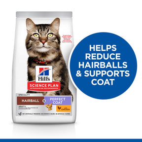Hill's™ Science Plan Hairball & Perfect Coat Adult Dry Cat Food with Chicken