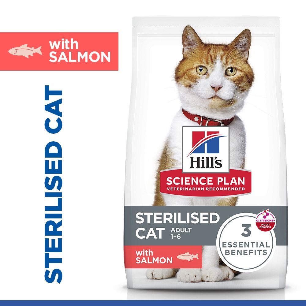 Hill's Science Plan Sterilised Adult Cat Food with Salmon