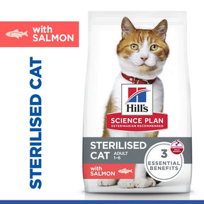 Hill's Science Plan Sterilised Adult Cat Food with Salmon