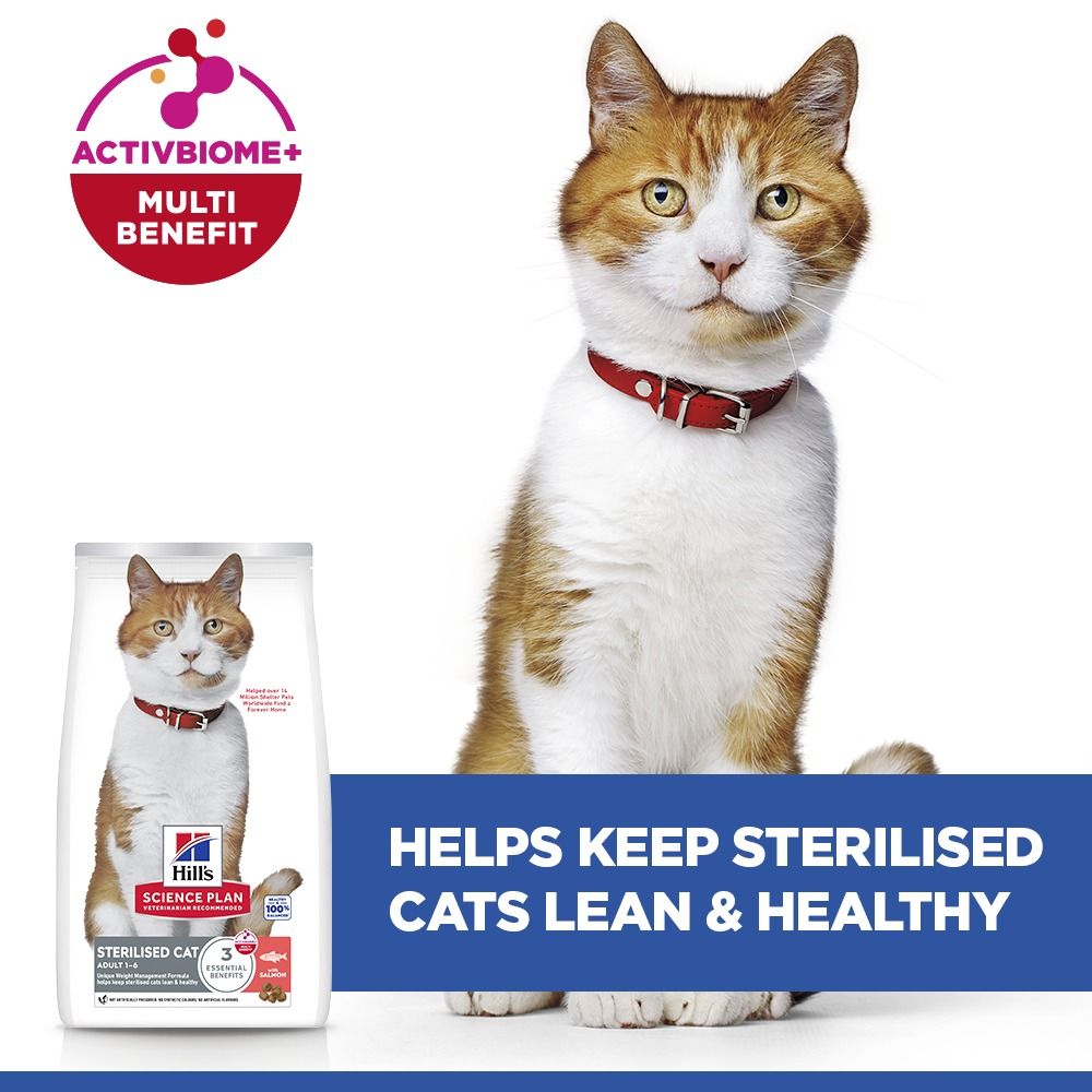 Hill's Science Plan Sterilised Adult Cat Food with Salmon