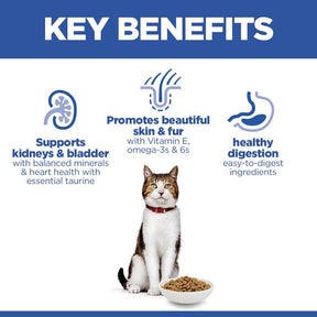Hill's Science Plan Mature Adult Dry Cat Food with Salmon 10kg