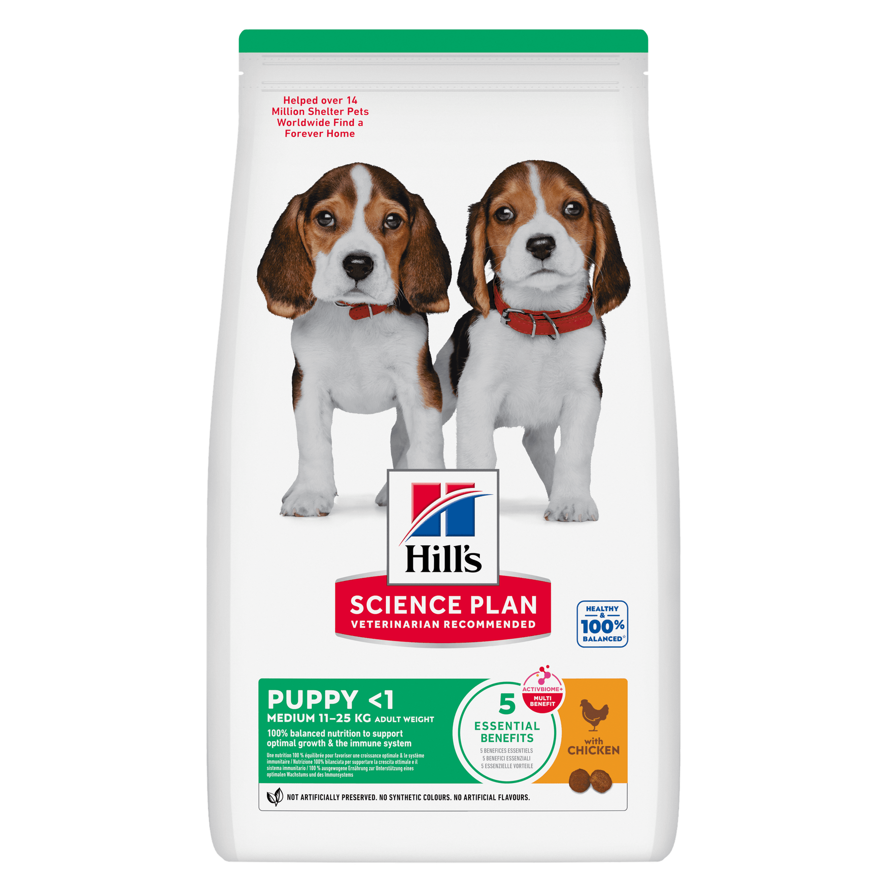Hill's Science Plan Puppy Medium Breed Dry Dog Food with Chicken