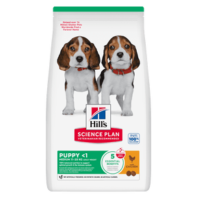 Hill's Science Plan Puppy Medium Breed Dry Dog Food with Chicken