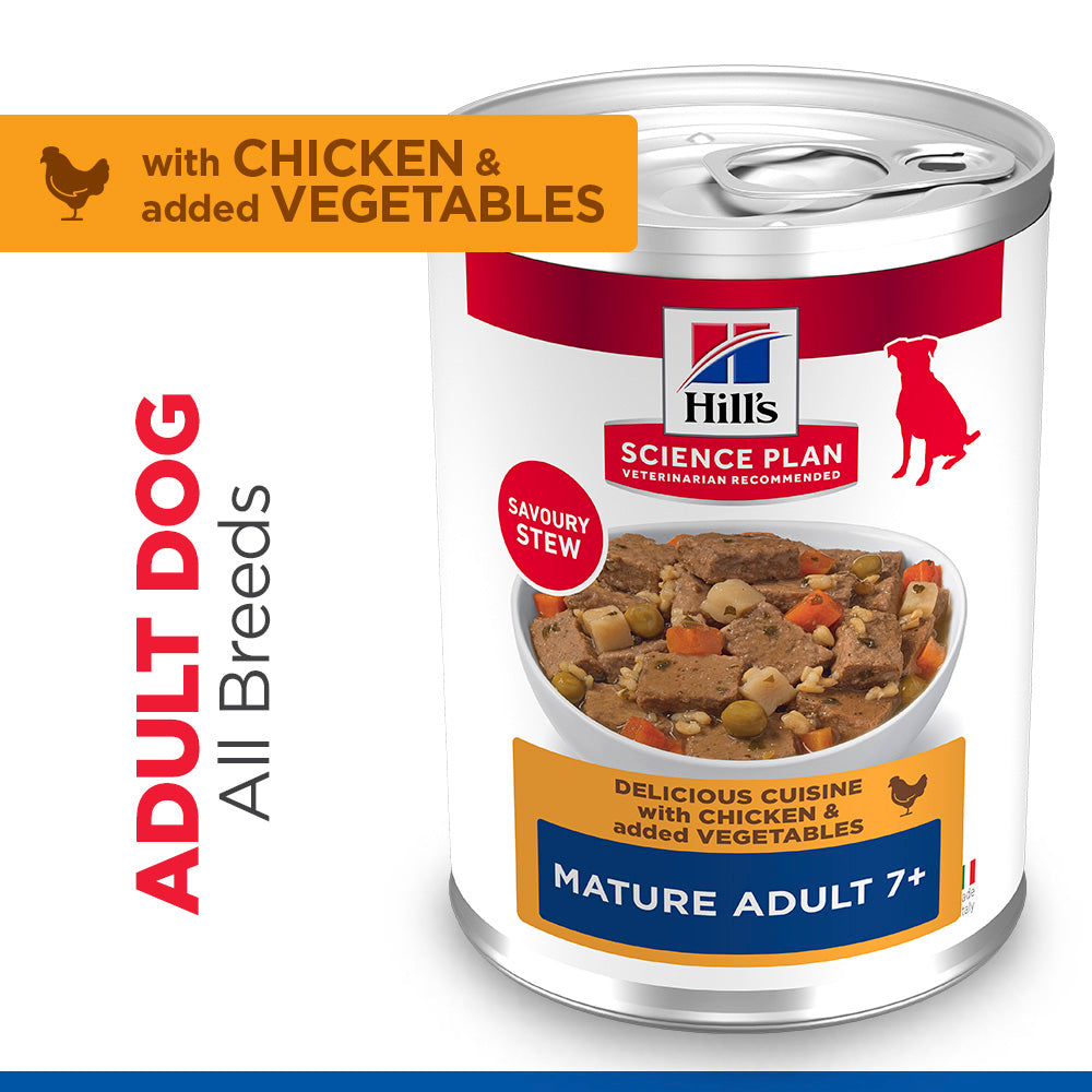 Hill's Science Plan Mature Adult Dog Stew with Chicken & added Vegetables