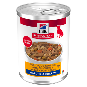 Hill's Science Plan Mature Adult Dog Stew with Chicken & added Vegetables