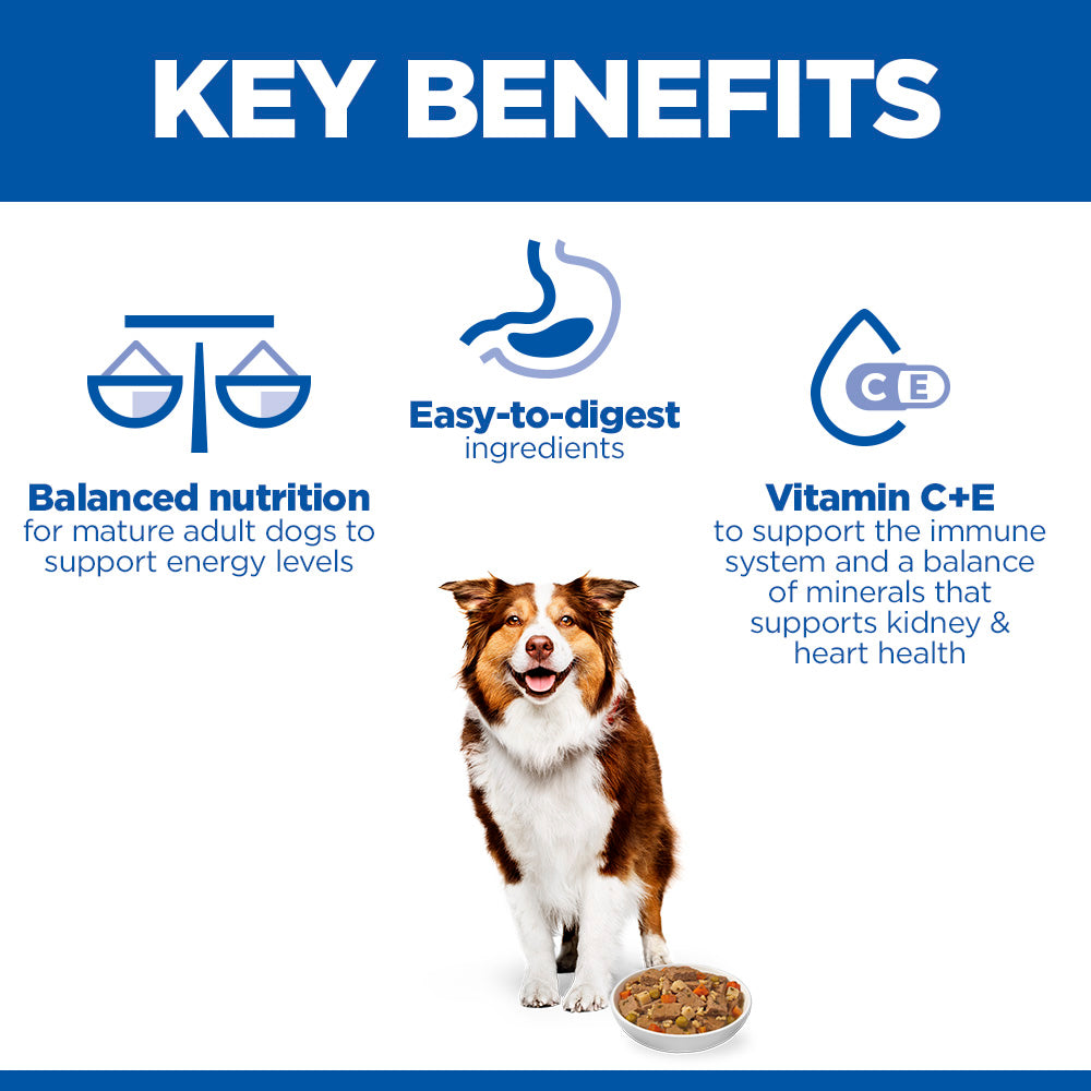 Hill's Science Plan Mature Adult Dog Stew with Chicken & added Vegetables