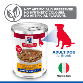Hill's Science Plan Mature Adult Dog Stew with Chicken & added Vegetables