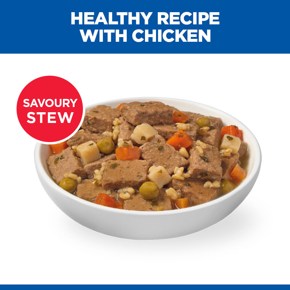 Hill's Science Plan Mature Adult Dog Stew with Chicken & added Vegetables