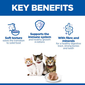 Hill's Science Plan Kitten & Mother Tender Mousse Cat Food with Chicken & Turkey